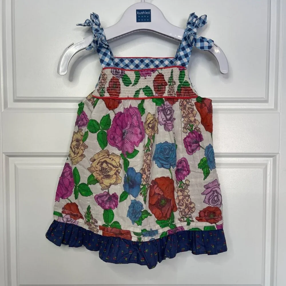 Matilda Jane Brilliant Day Dream‎ Dress (NO BLOOMERS) Baby 12-18M Floral Cotton